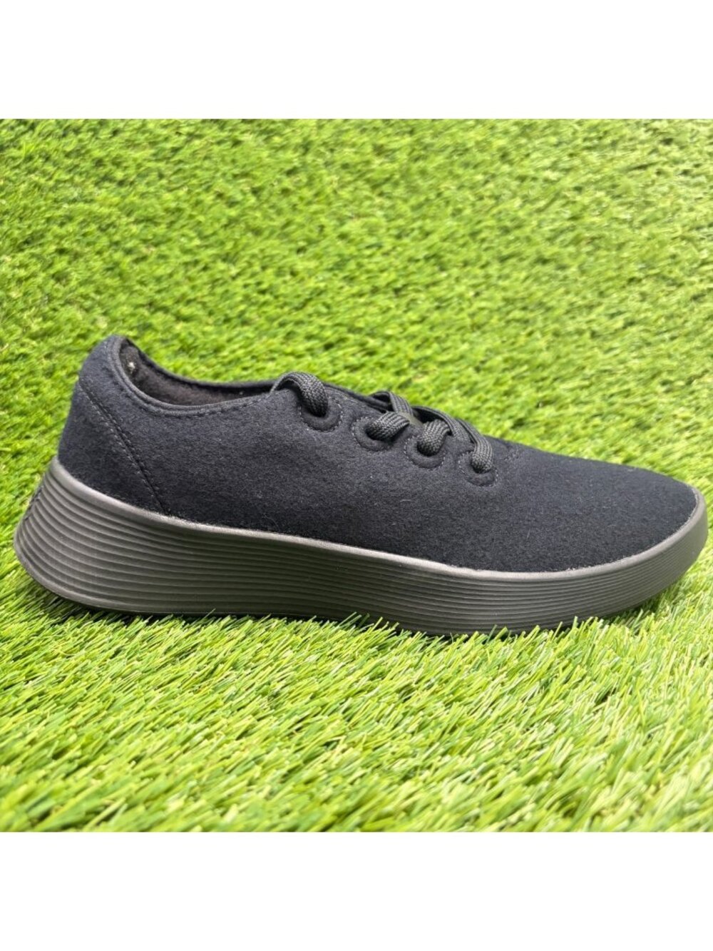 Allbirds Wool Runner 2 Womens Size 9 Black Athletic Walking Shoes Sneakers